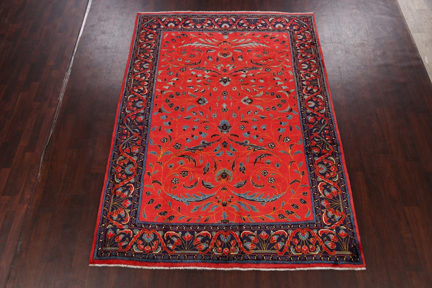 Floral Sultanabad Persian Area Rug 7x9