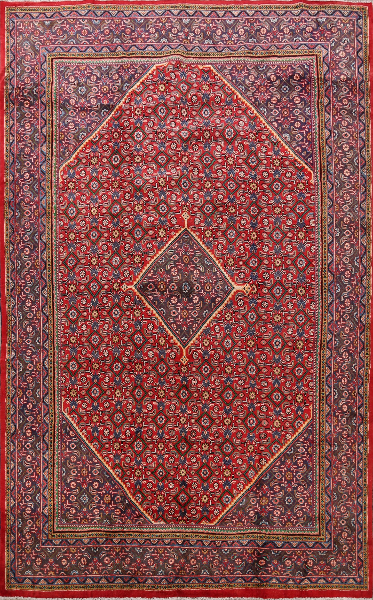 Geometric Mahal Persian Area Rug 10x13