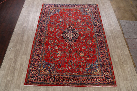 Floral Sarouk Persian Area Rug 8x12