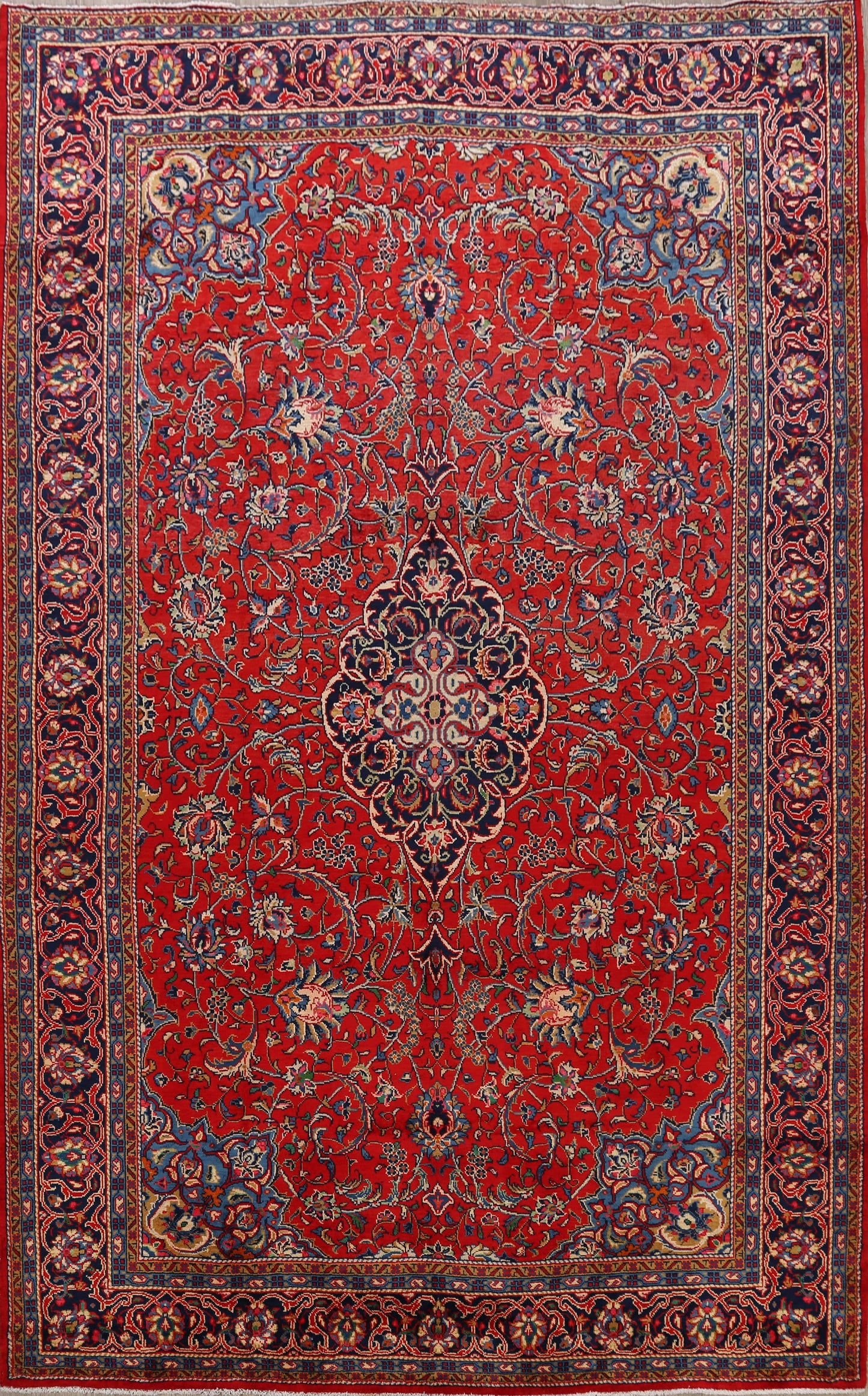 Floral Sarouk Persian Area Rug 8x12