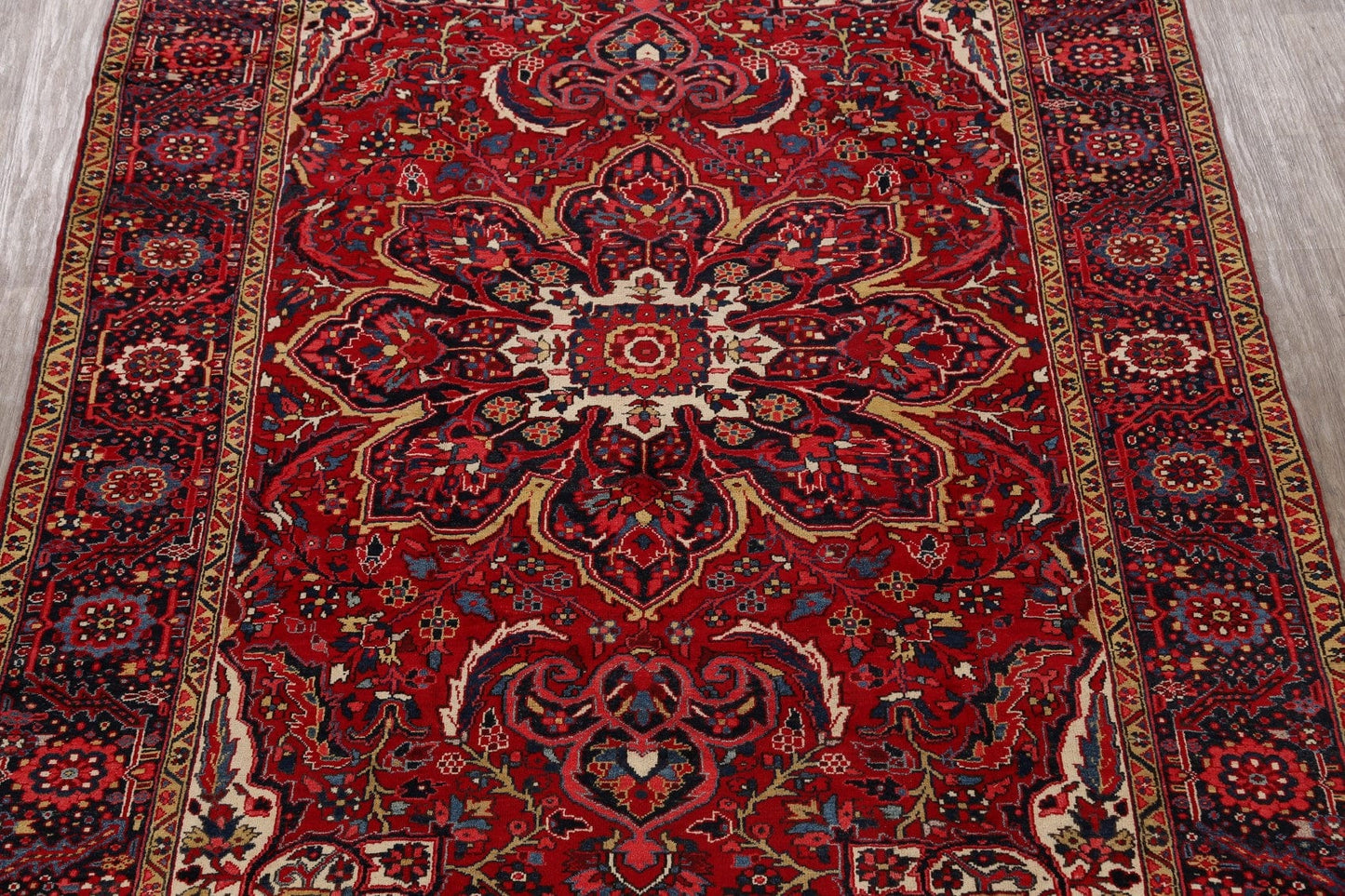 Red Heriz Persian Area Rug 8x11