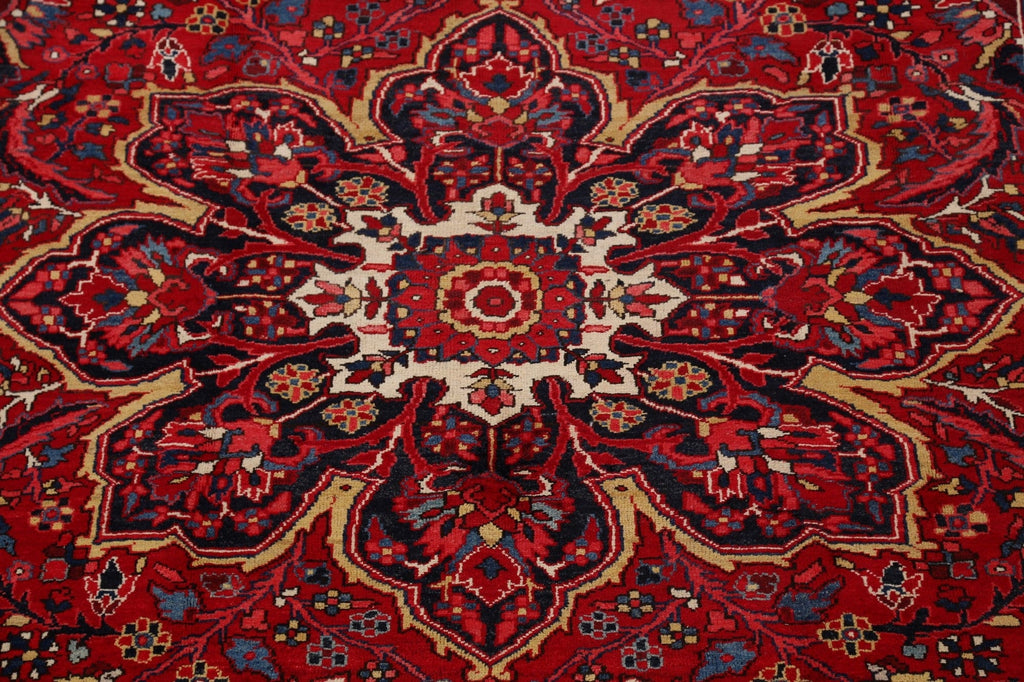 Red Heriz Persian Area Rug 8x11