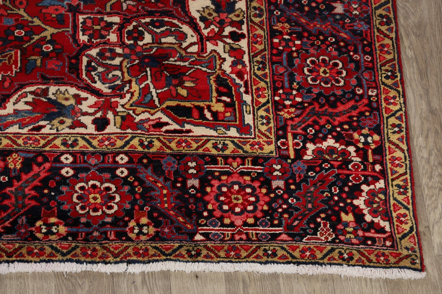 Red Heriz Persian Area Rug 8x11