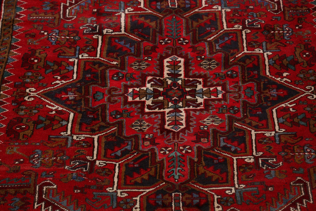 Red Heriz Persian Area Rug 8x12