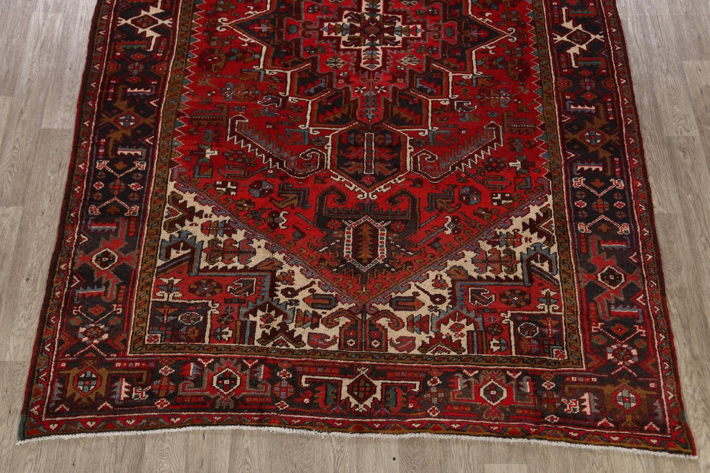 Red Heriz Persian Area Rug 8x12