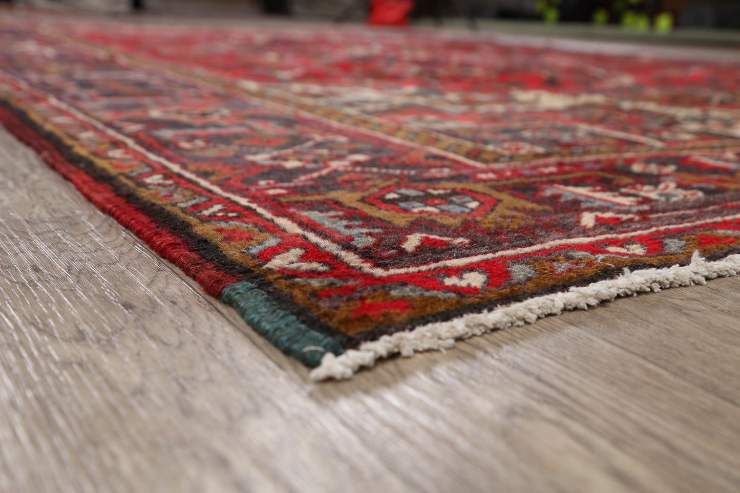 Red Heriz Persian Area Rug 8x12