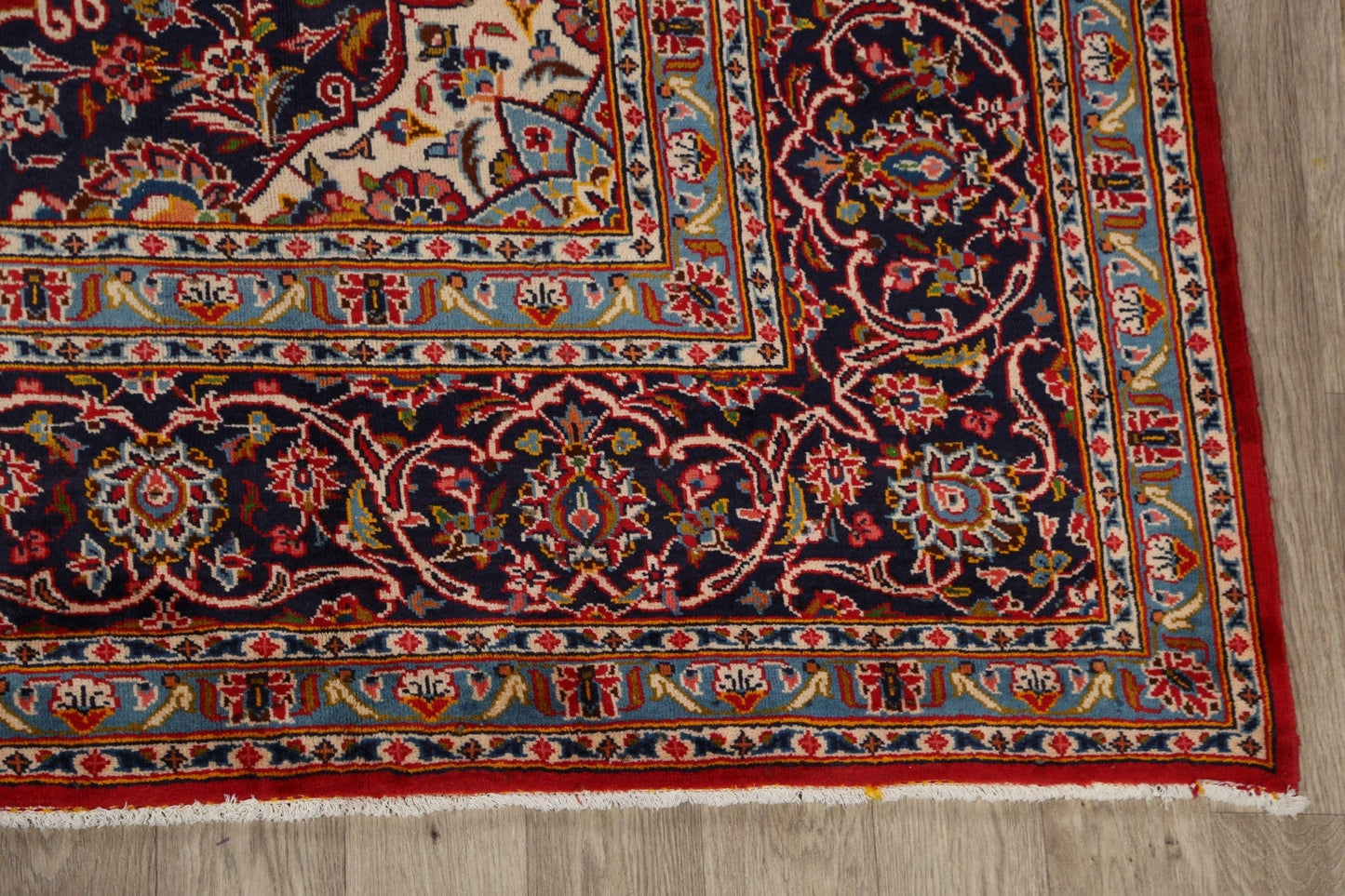 Red Kashan Persian Area Rug 8x12