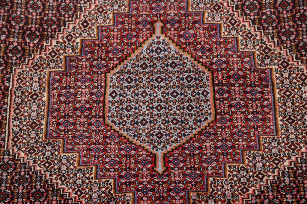 Geometric Bidjar Persian Area Rug 4x5