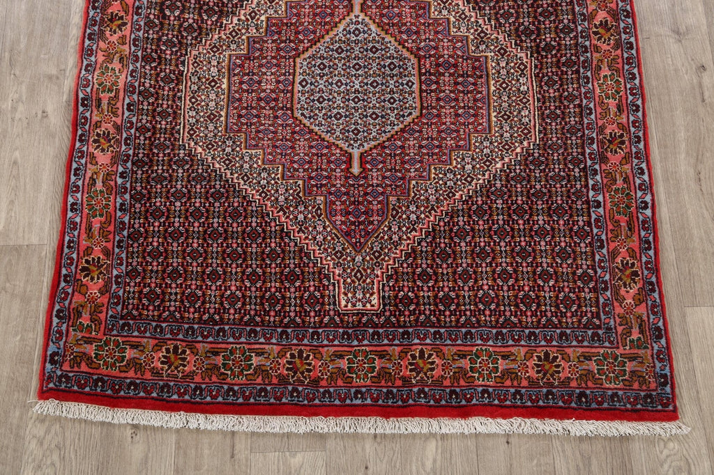 Geometric Bidjar Persian Area Rug 4x5