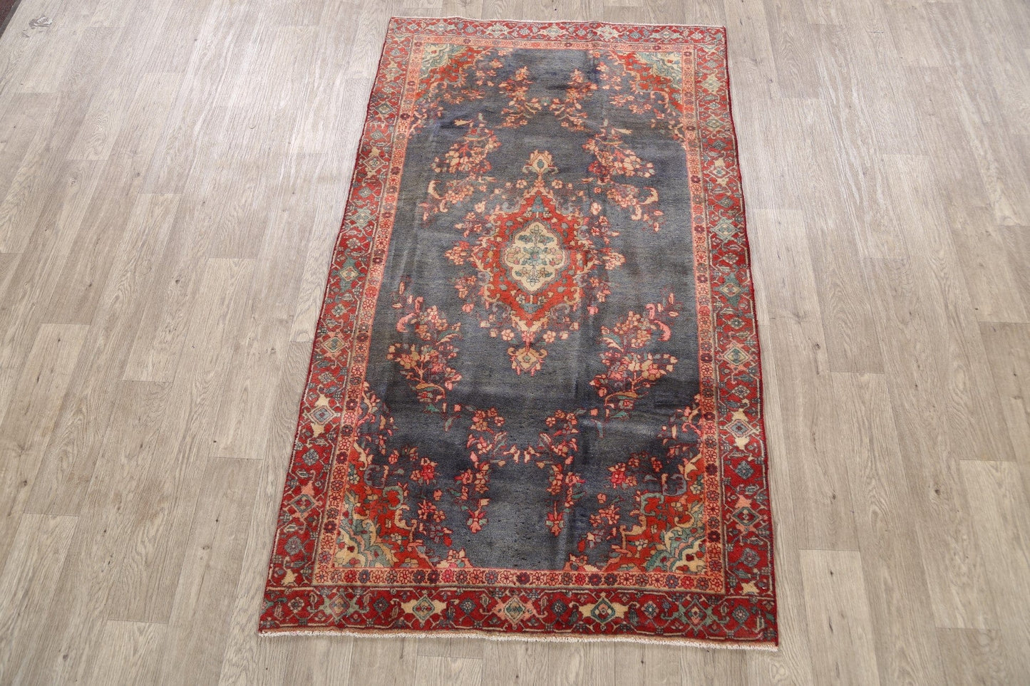 Floral Bidjar Persian Area Rug 4x7