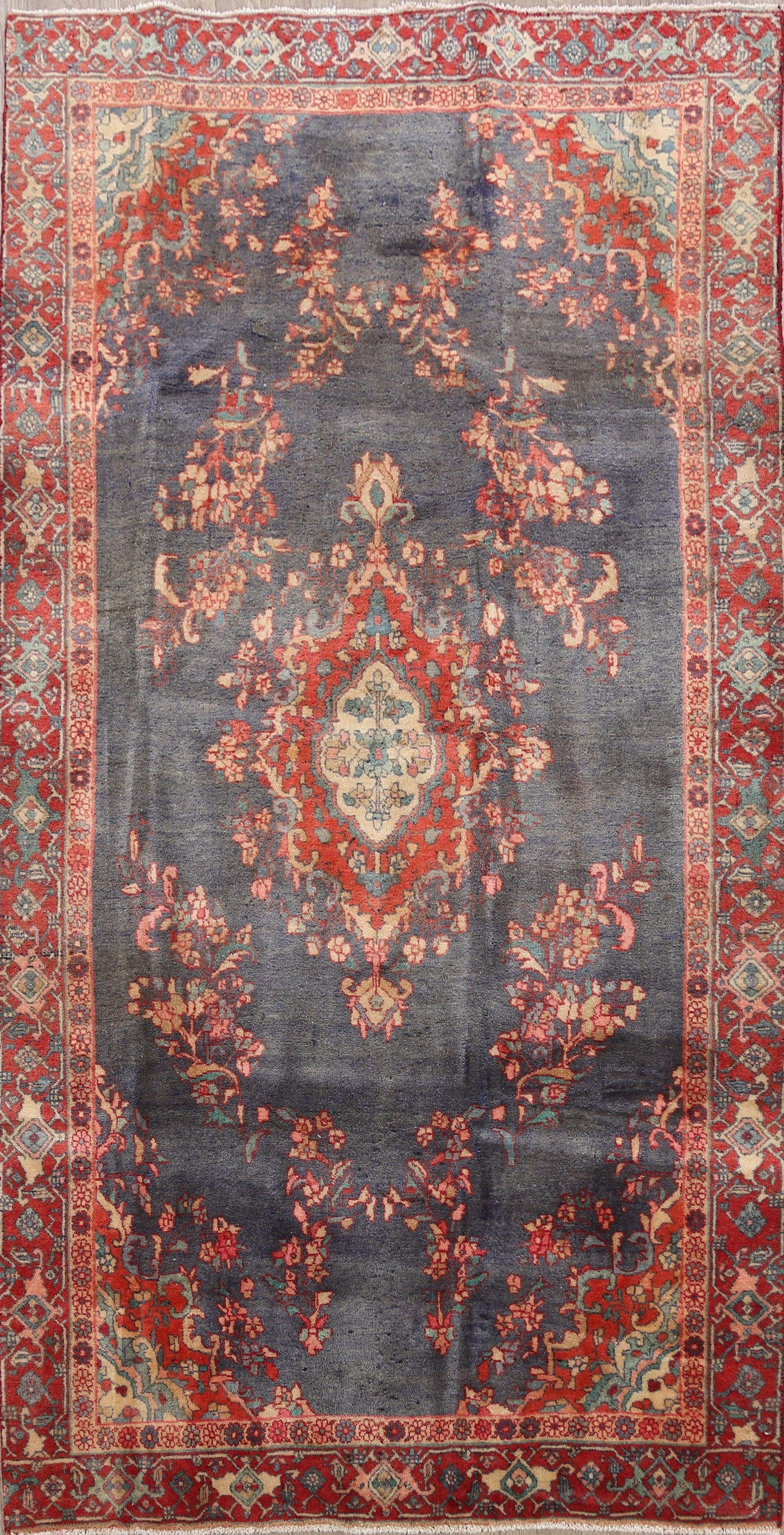 Floral Bidjar Persian Area Rug 4x7