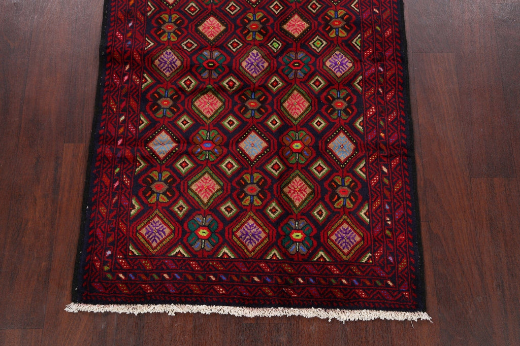 Geometric Balouch Afghan Area Rug 3x6