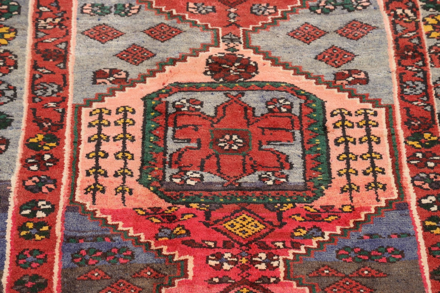 Geometric Malayer Persian Area Rug 4x6