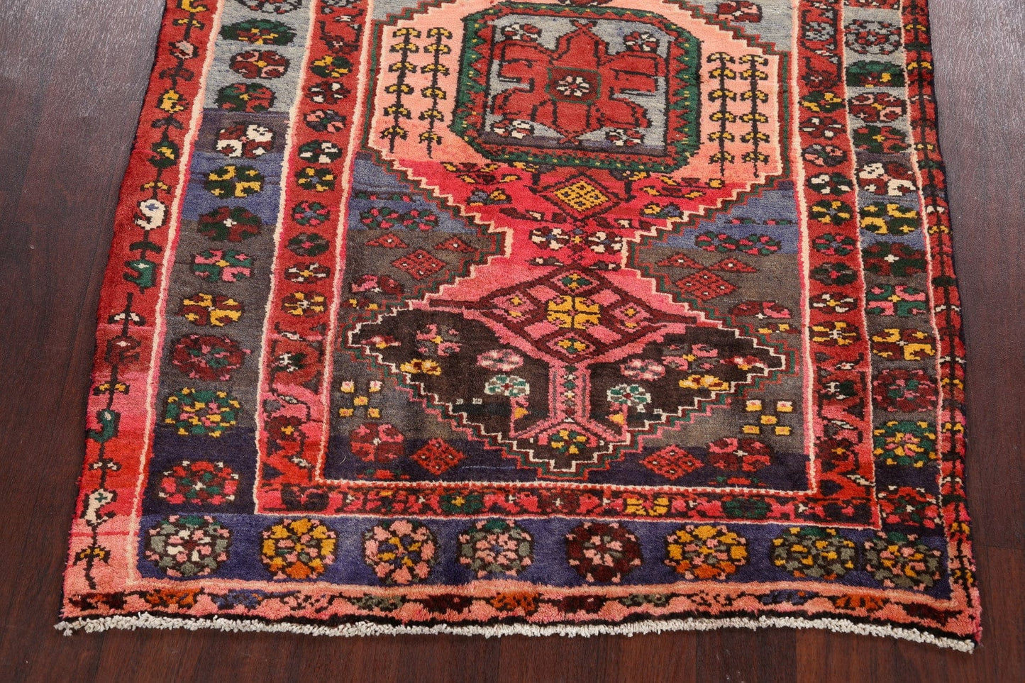 Geometric Malayer Persian Area Rug 4x6