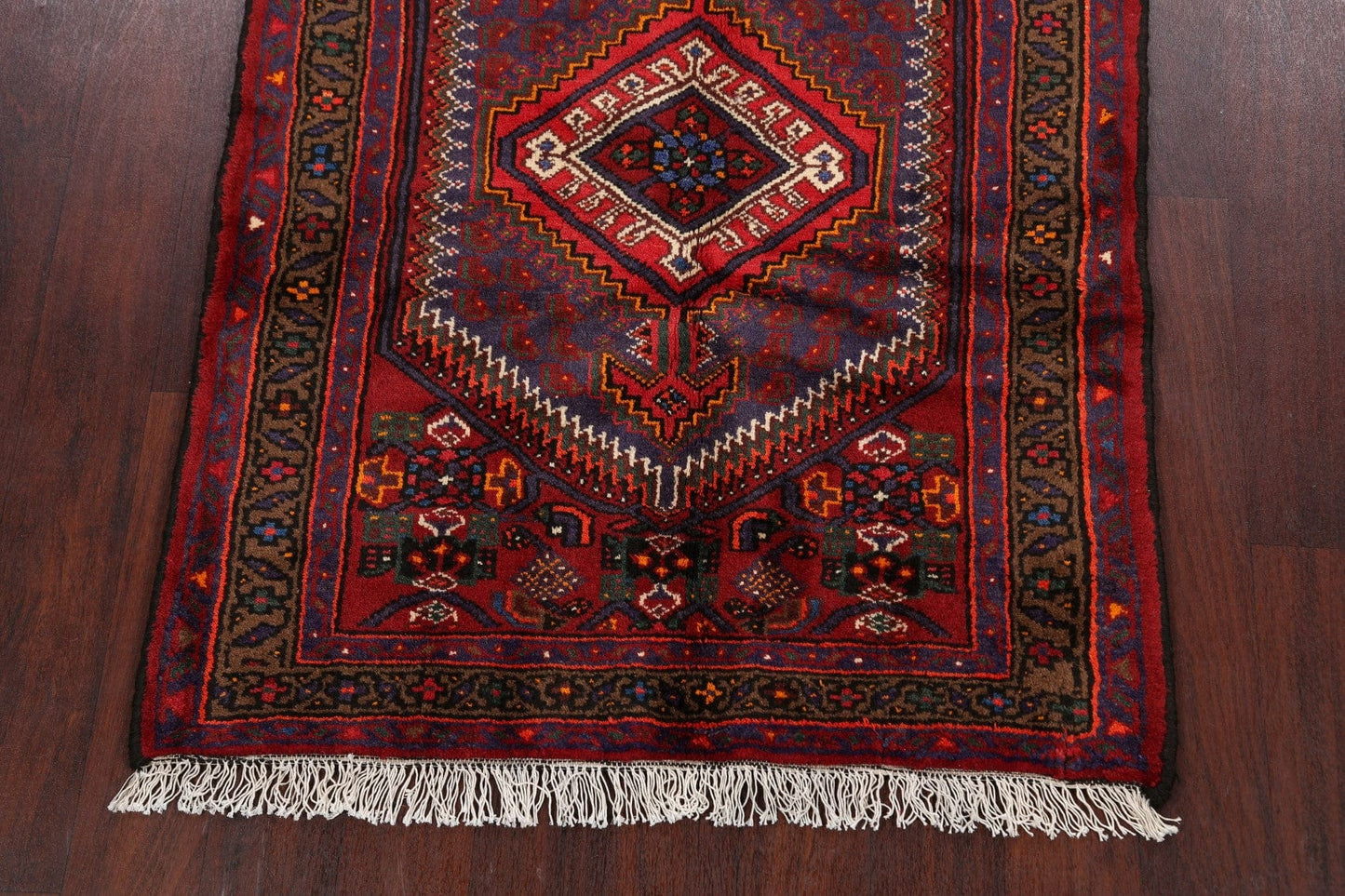 Tribal Hamedan Persian Area Rug 3x5