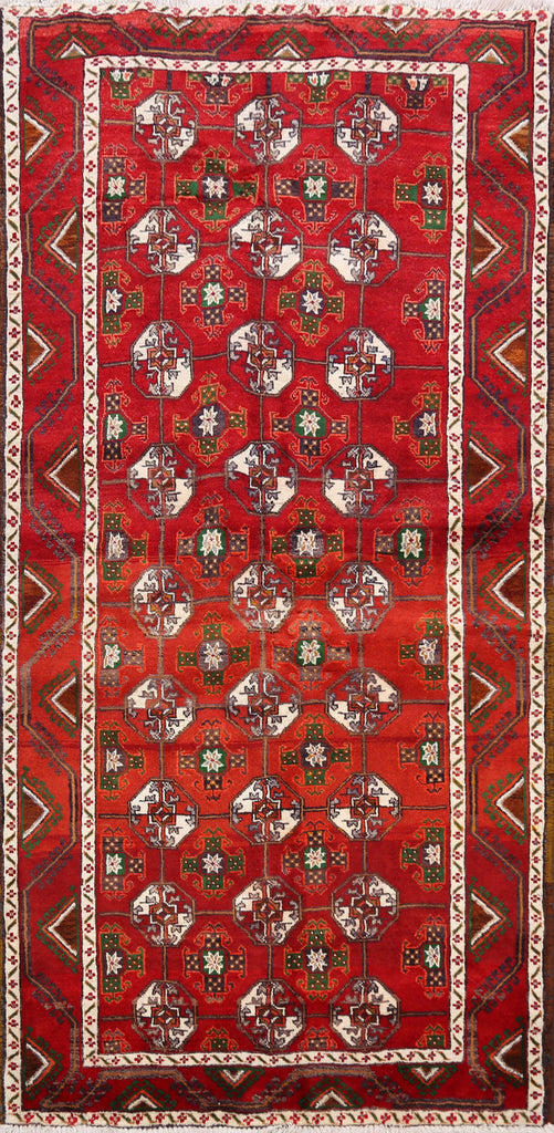 Geometric Turkoman Persian Area Rug 4x7