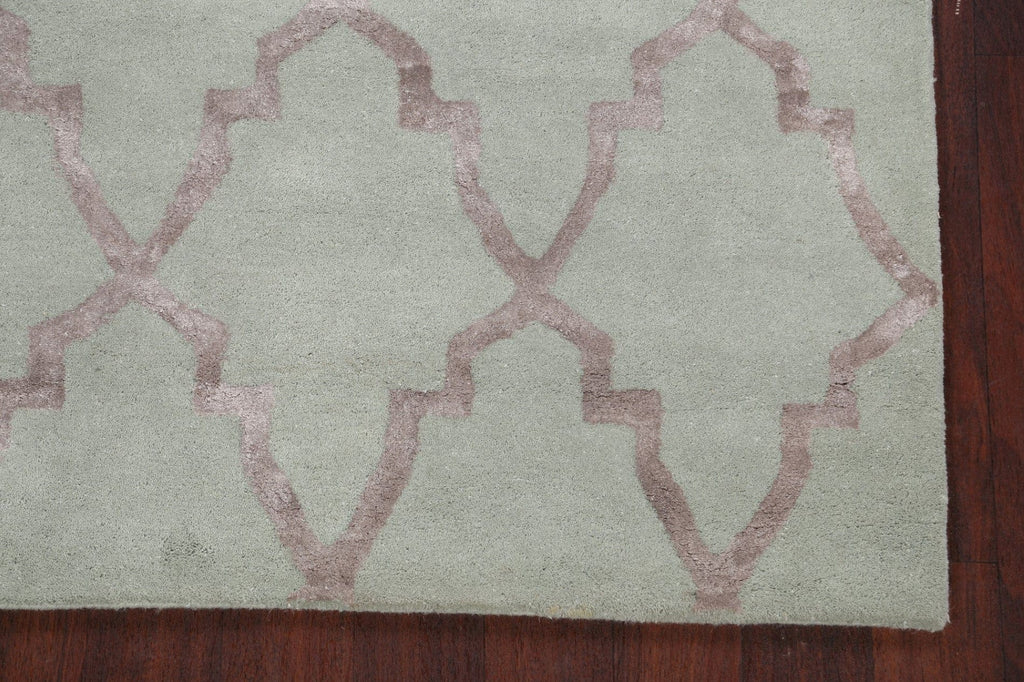 Modern Trellis Oriental Area Rug 4x6