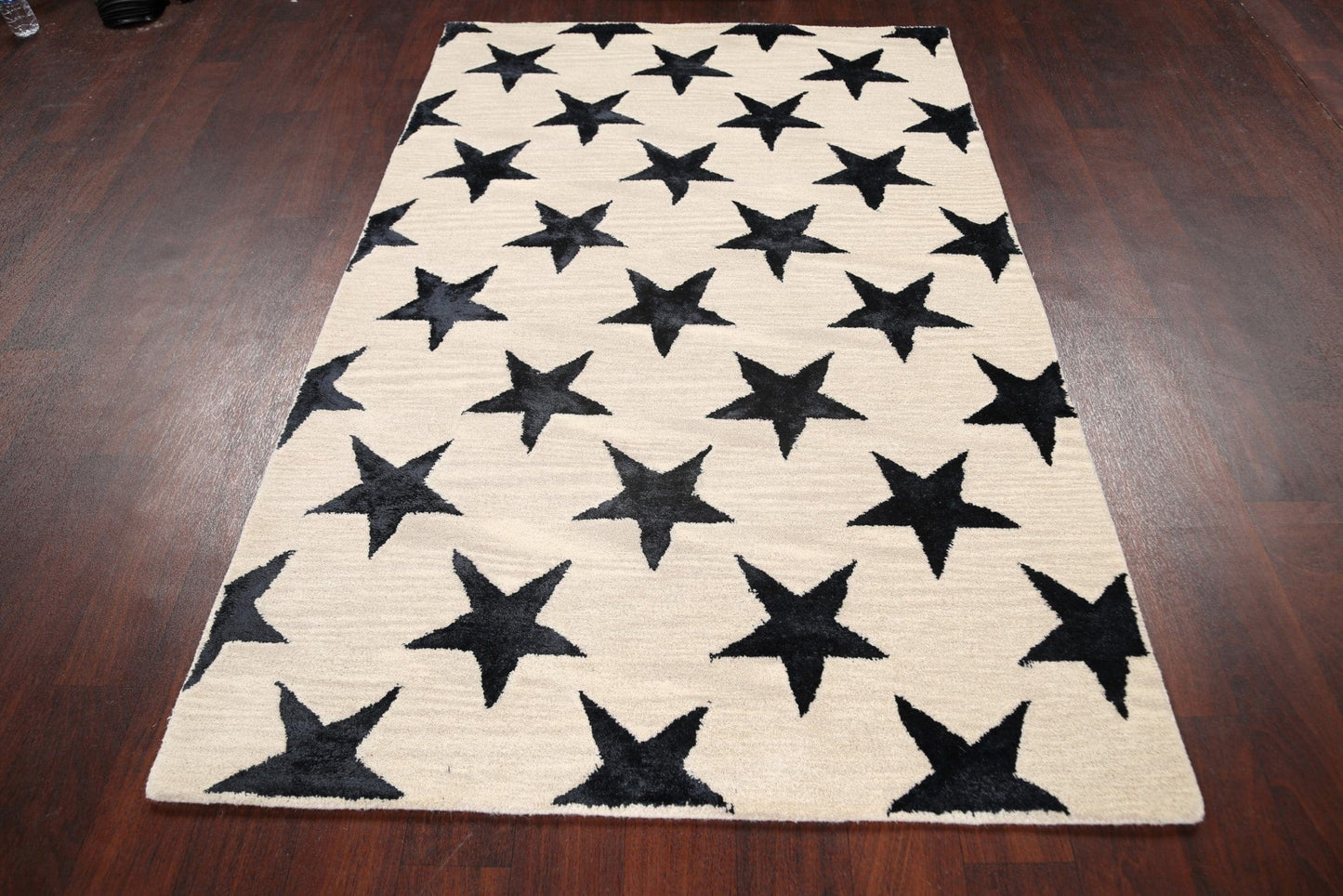 Modern Trellis Oriental Area Rug 4x6