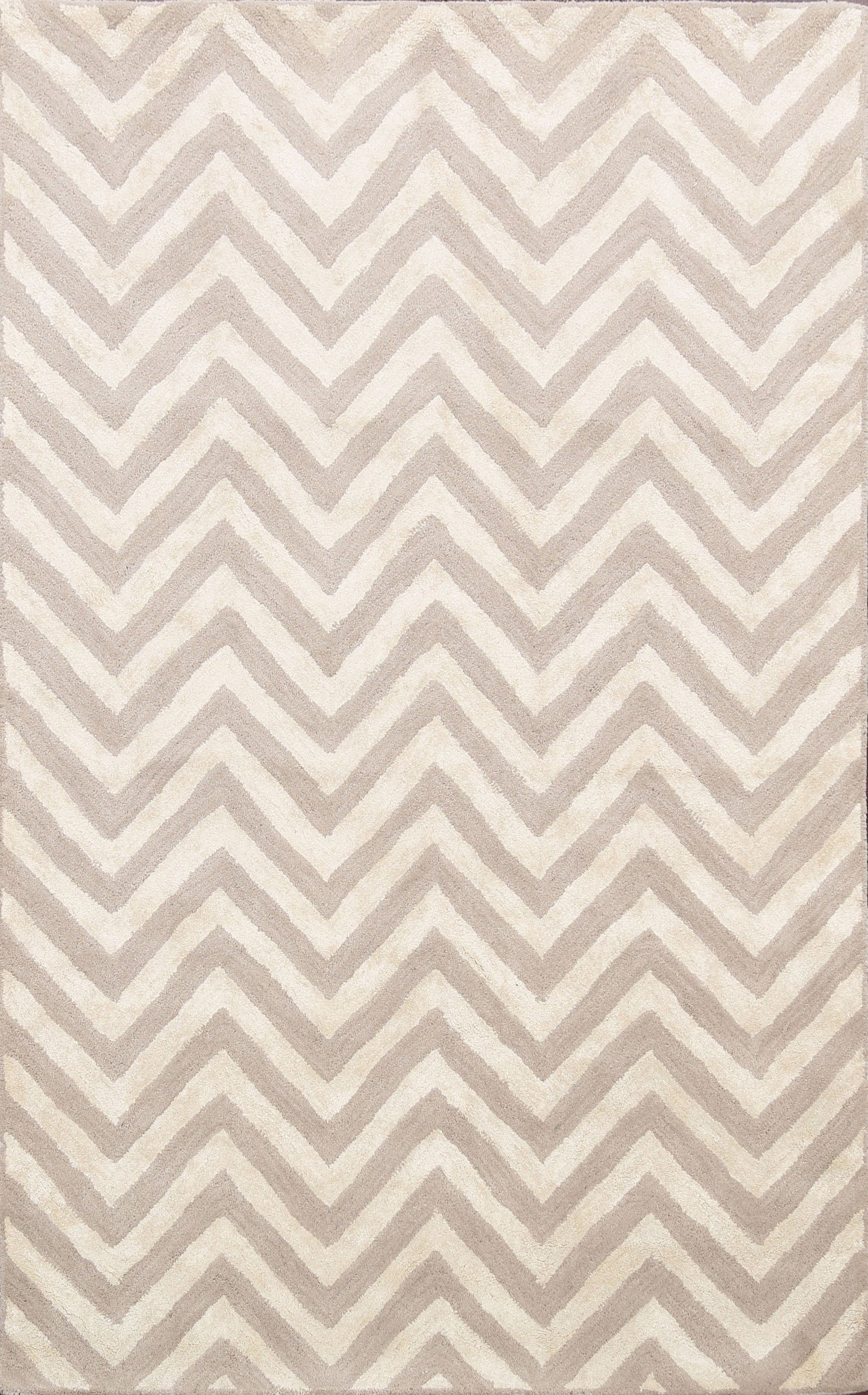 Modern Trellis Oriental Area Rug 4x6