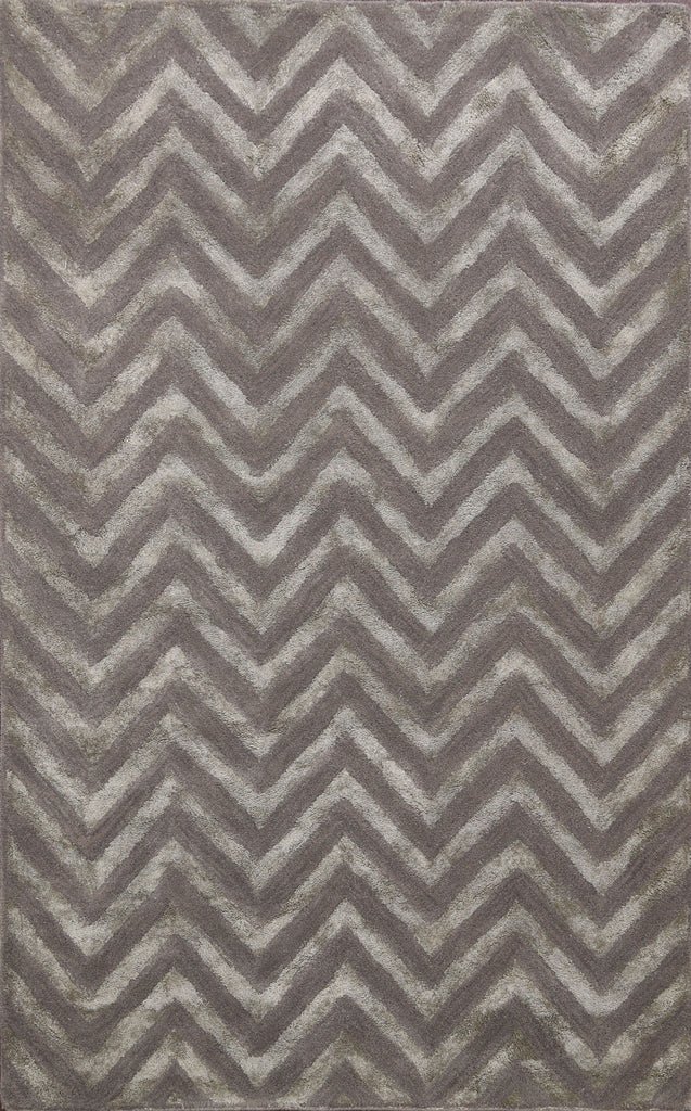 Modern Trellis Oriental Area Rug 4x6