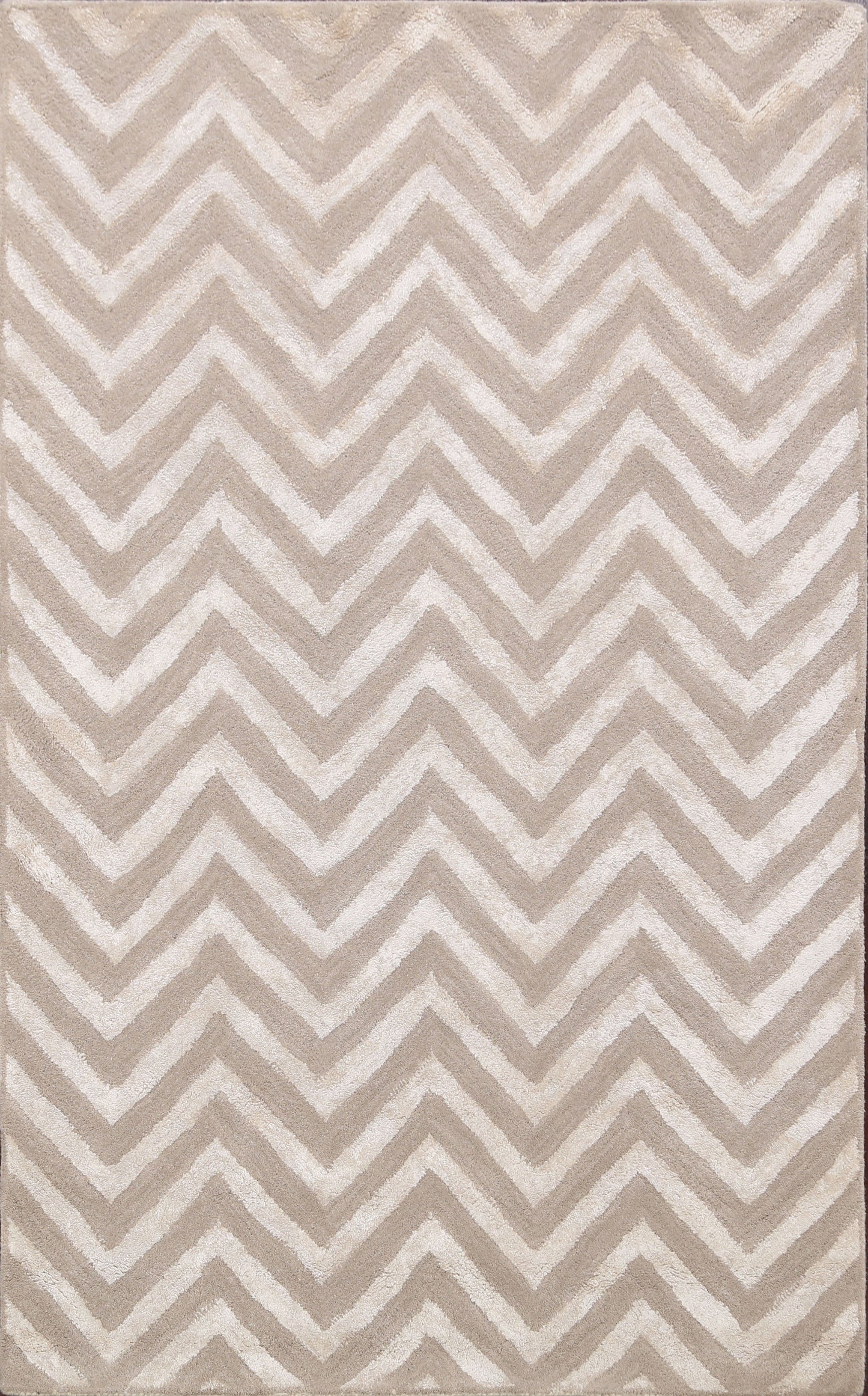 Modern Trellis Oriental Area Rug 4x6