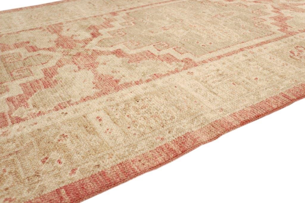 Turkish Oushak Collection Hand-Knotted Wool Runner- 2'11" X 12' 9"