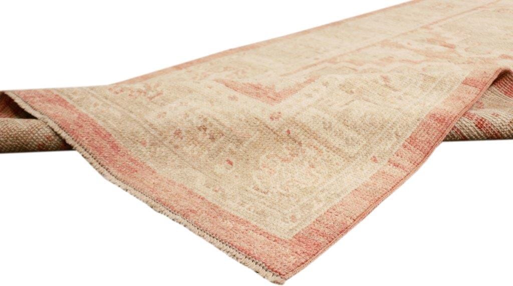 Turkish Oushak Collection Hand-Knotted Wool Runner- 2'11" X 12' 9"