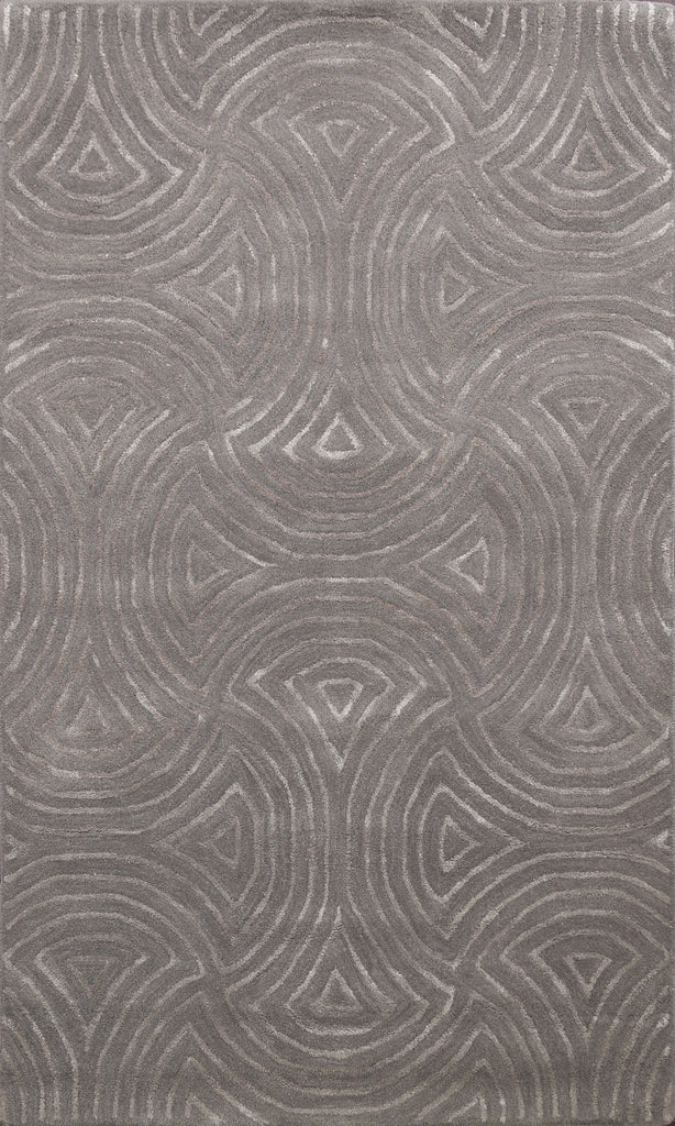 Modern Trellis Oriental Area Rug 4x6