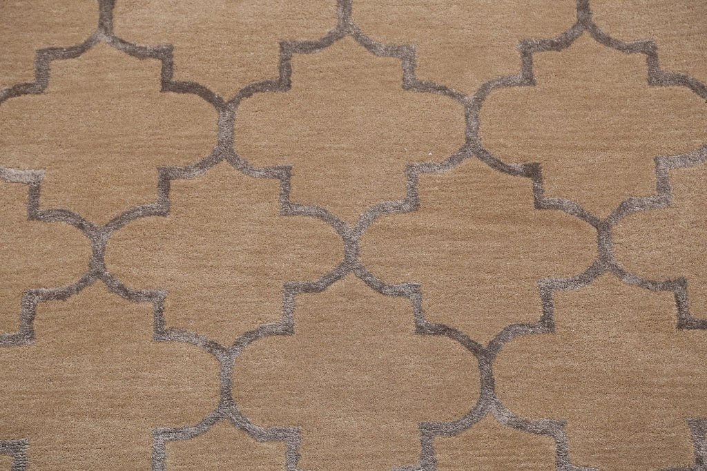 Modern Trellis Oriental Area Rug 4x6