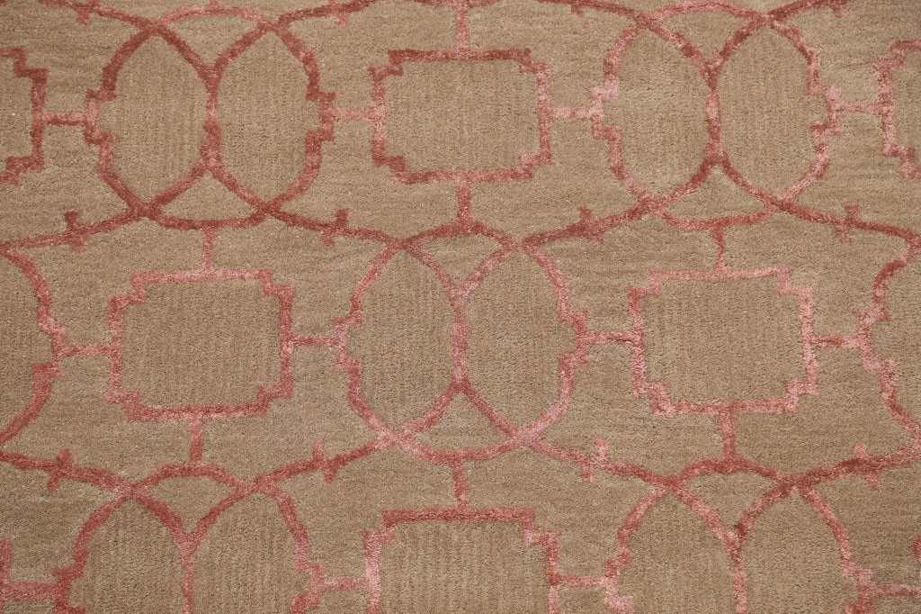 Modern Trellis Oriental Area Rug 4x6