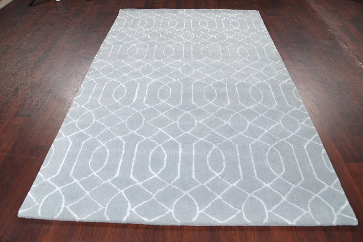 Modern Trellis Oriental Area Rug 5x8