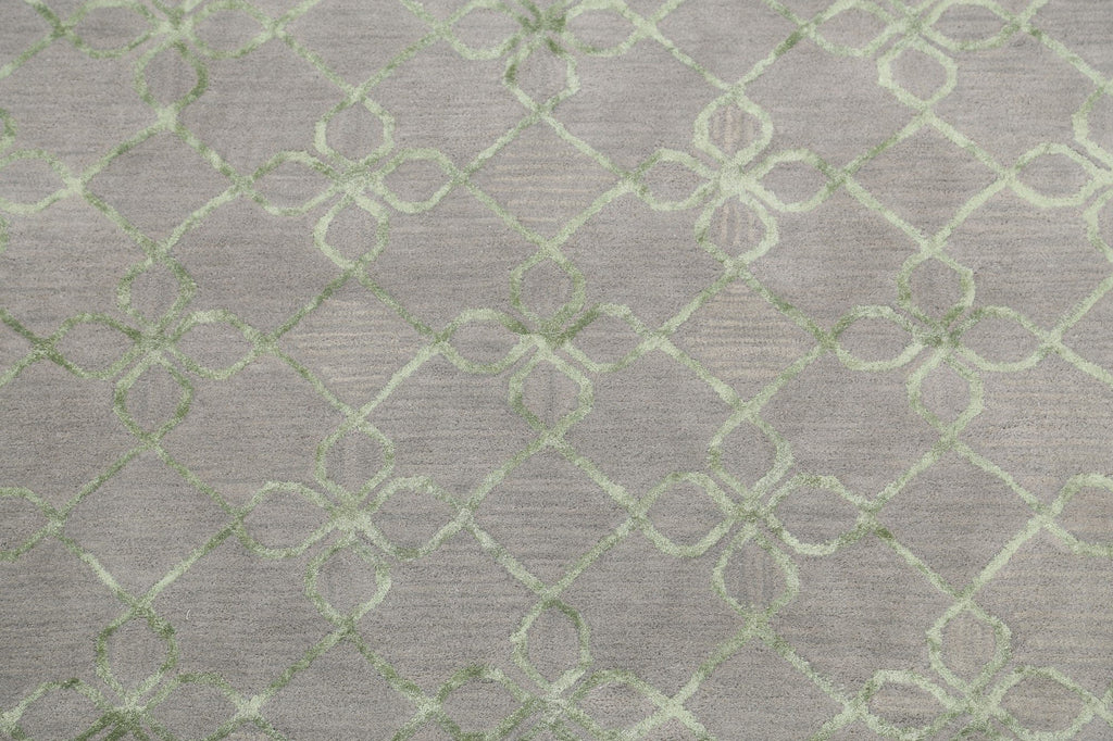 Modern Trellis Oriental Area Rug 5x8