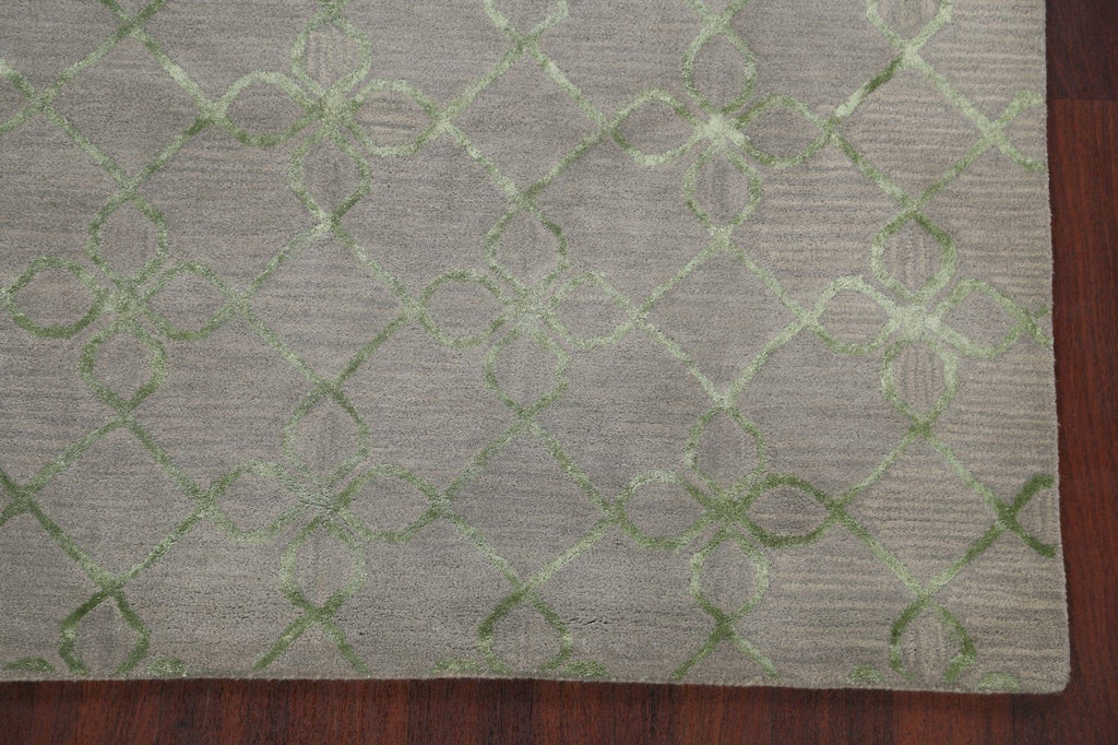 Modern Trellis Oriental Area Rug 5x8