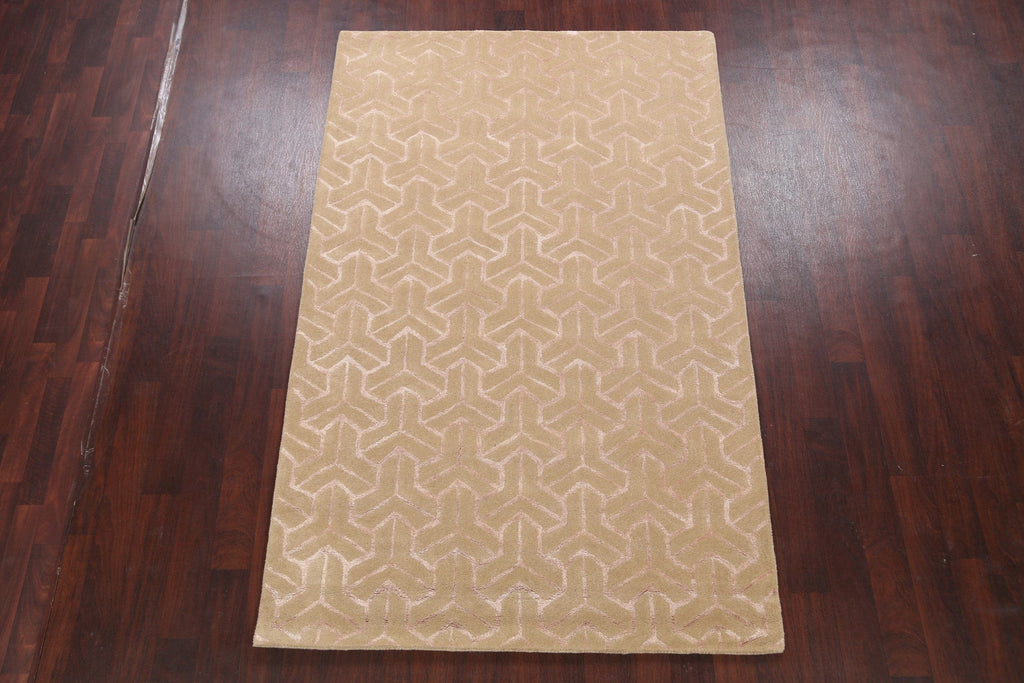 Modern Trellis Oriental Area Rug 5x8