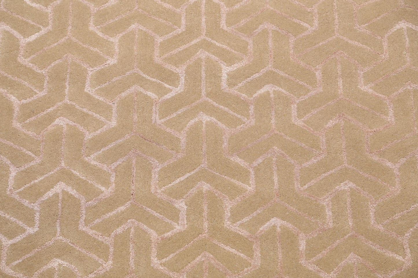 Modern Trellis Oriental Area Rug 5x8