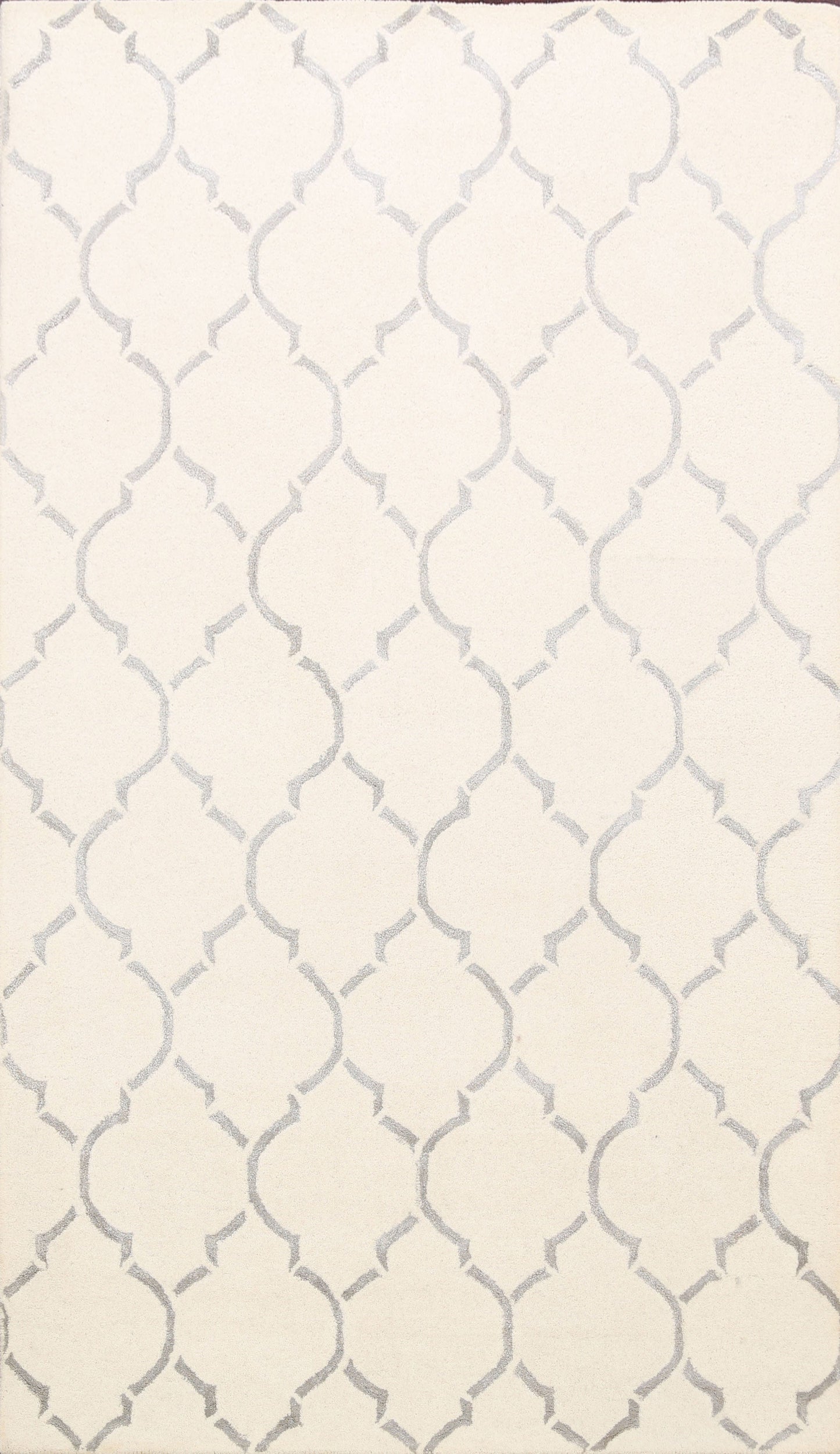 Modern Trellis Oriental Area Rug 5x8