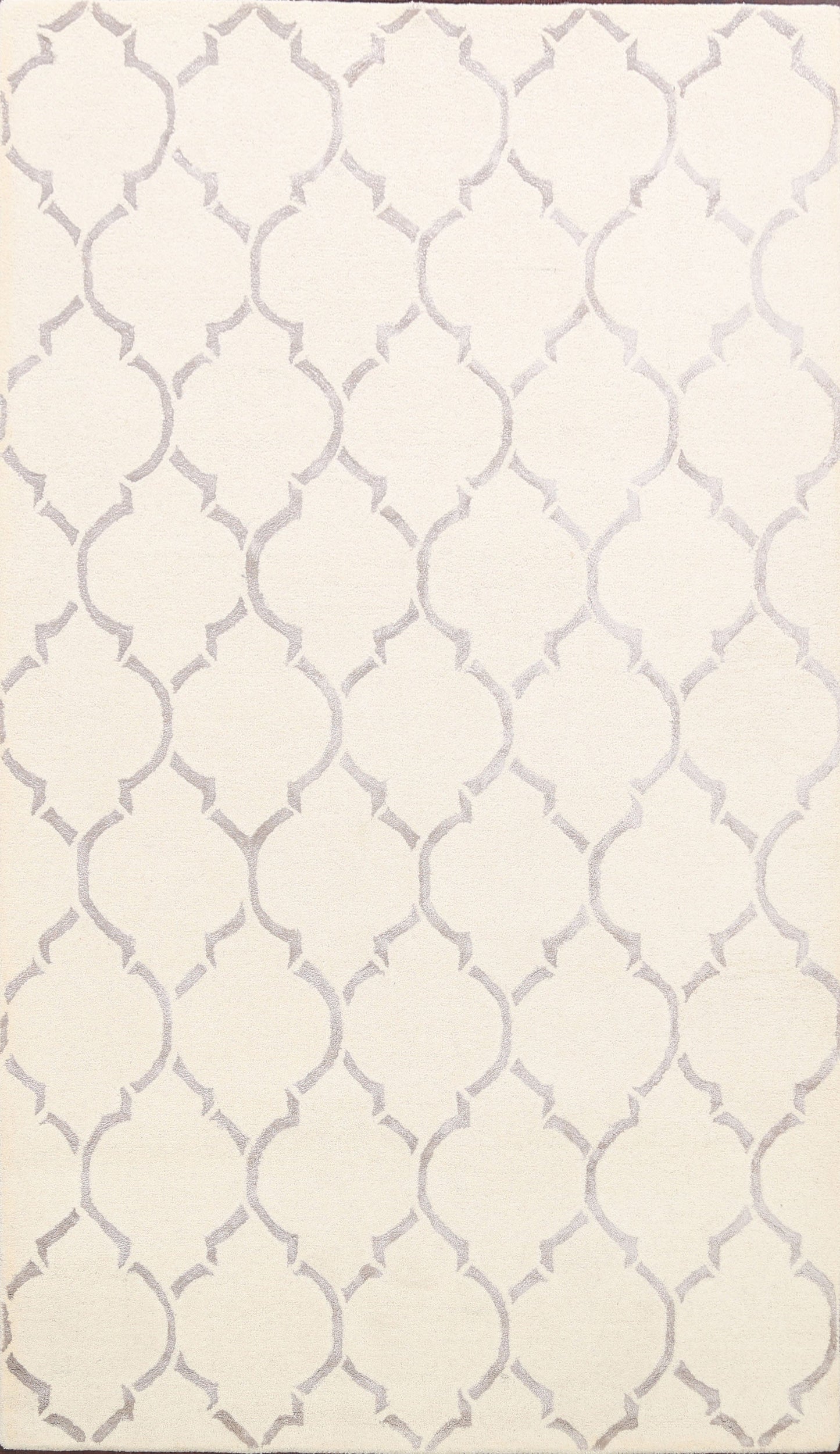 Modern Trellis Oriental Area Rug 5x8