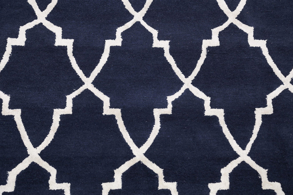 Modern Trellis Oriental Area Rug 5x8