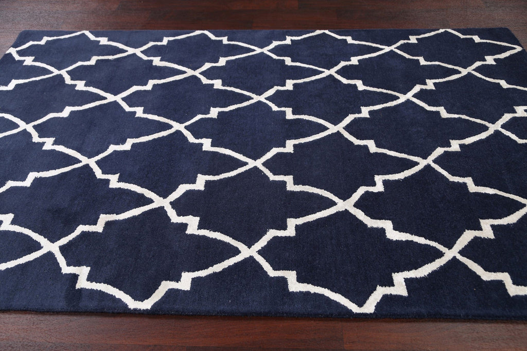 Modern Trellis Oriental Area Rug 5x8