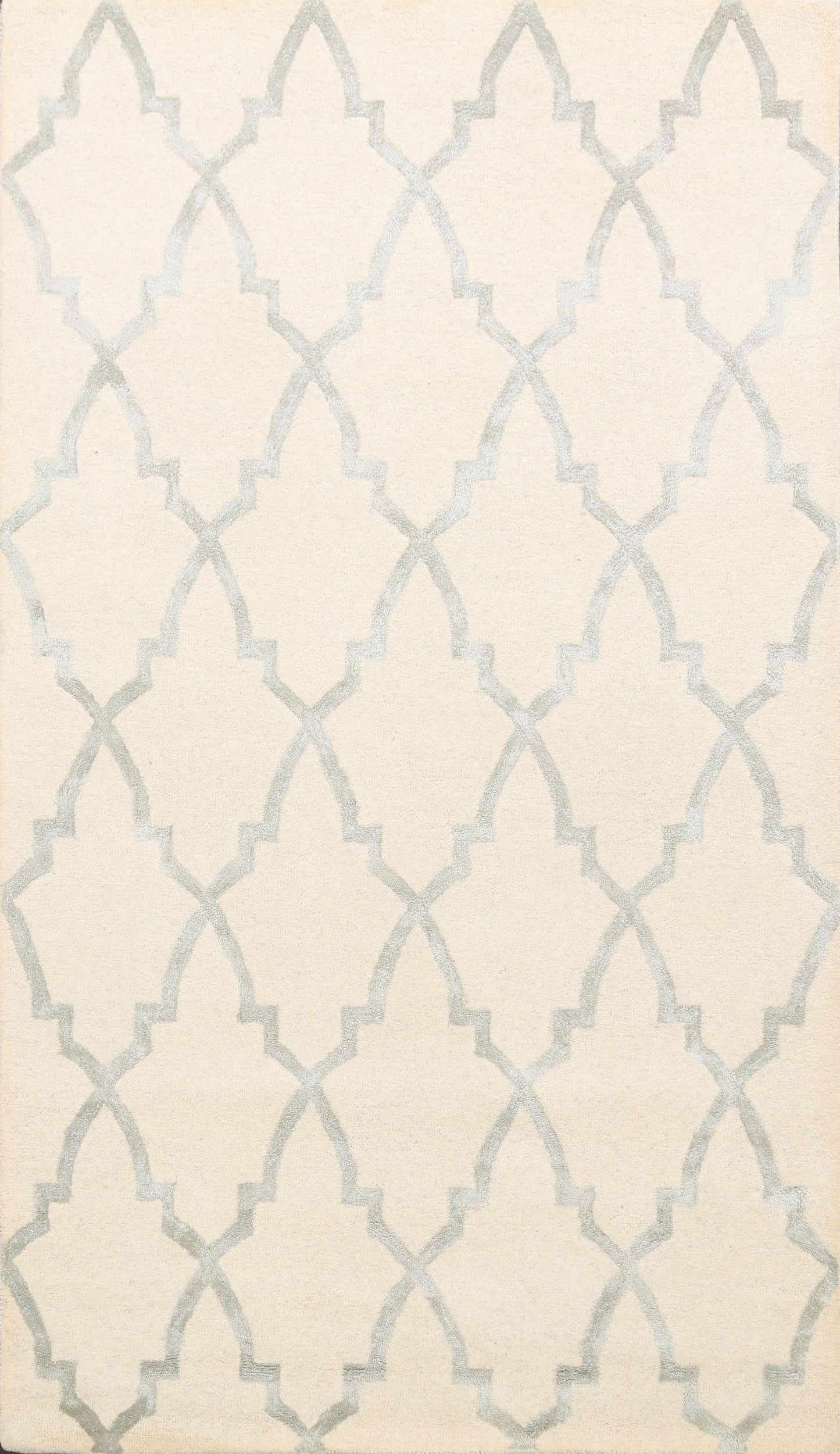 Modern Trellis Oriental Area Rug 5x8