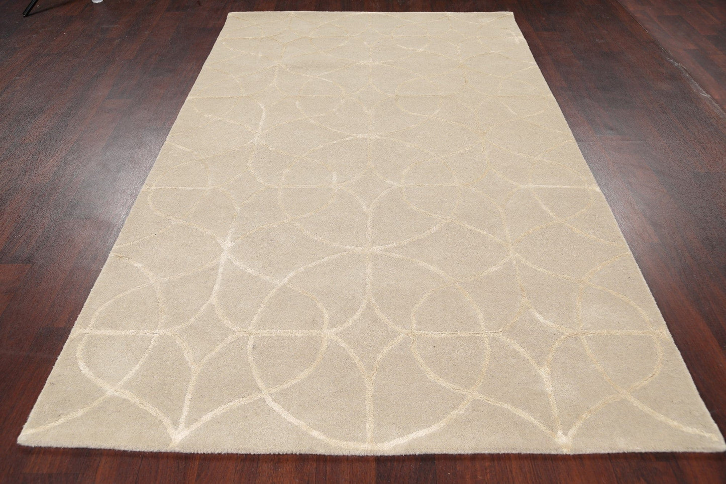 Modern Trellis Oriental Area Rug 5x8