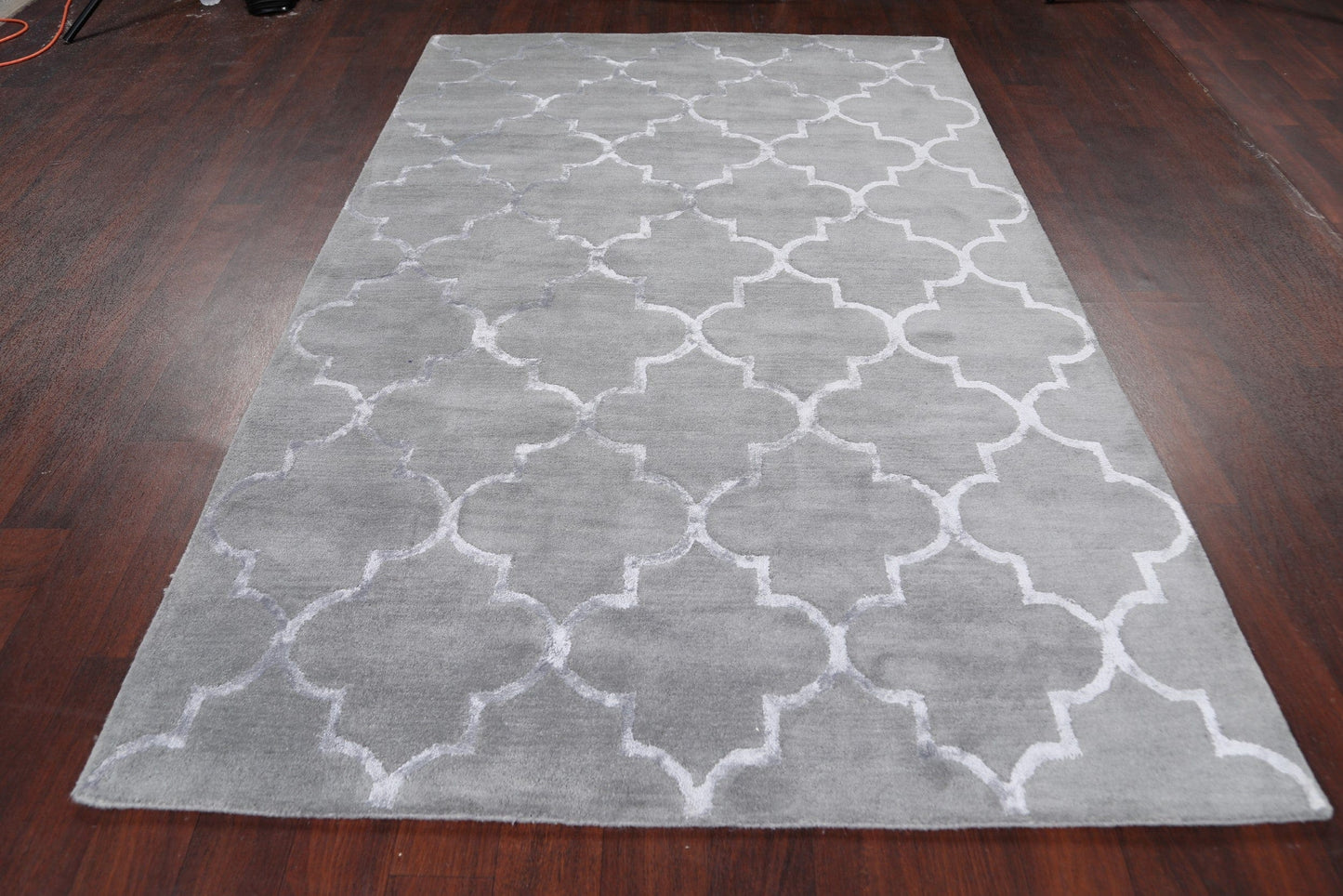 Modern Trellis Oriental Area Rug 5x8