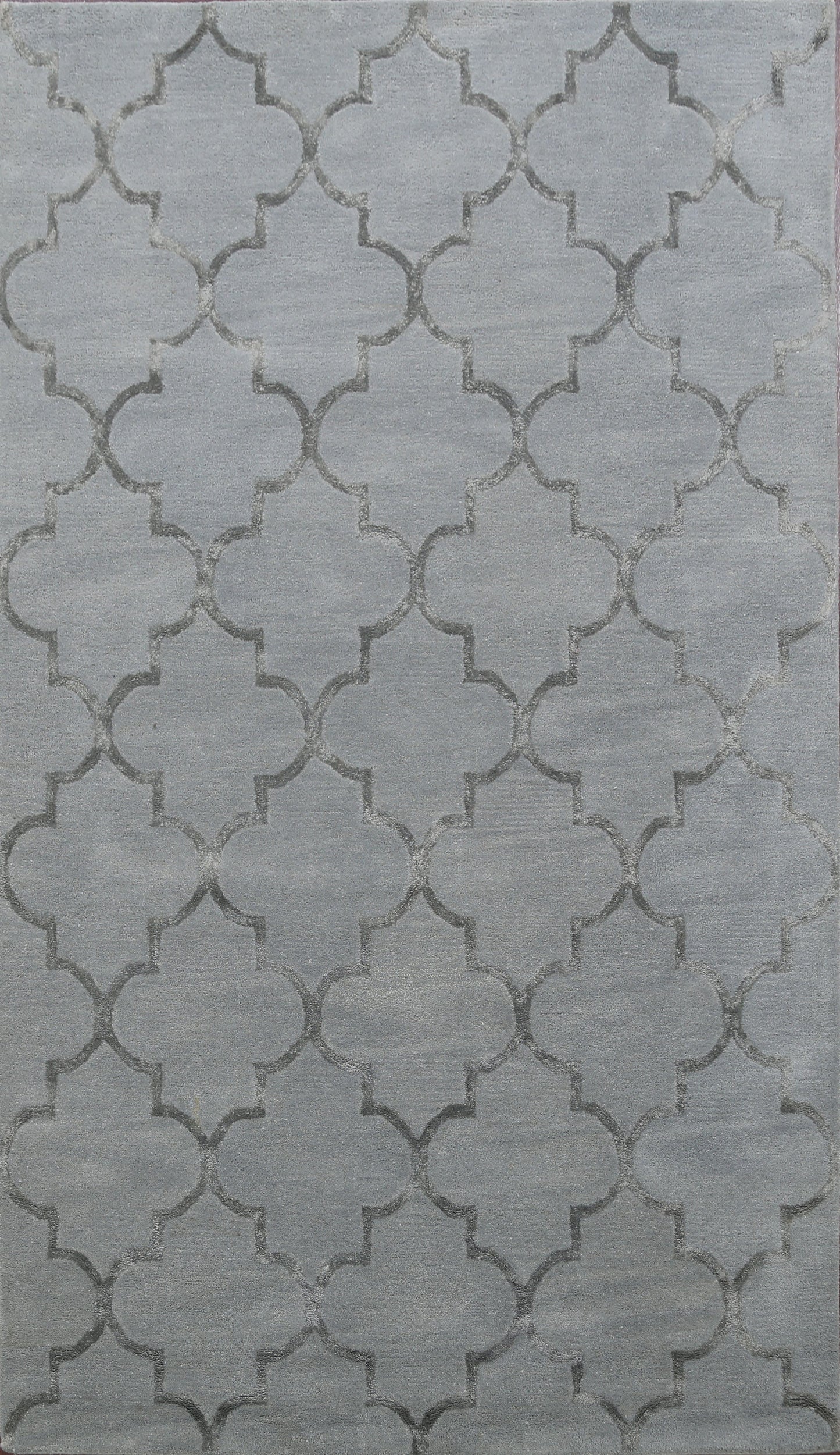 Modern Trellis Oriental Area Rug 5x8