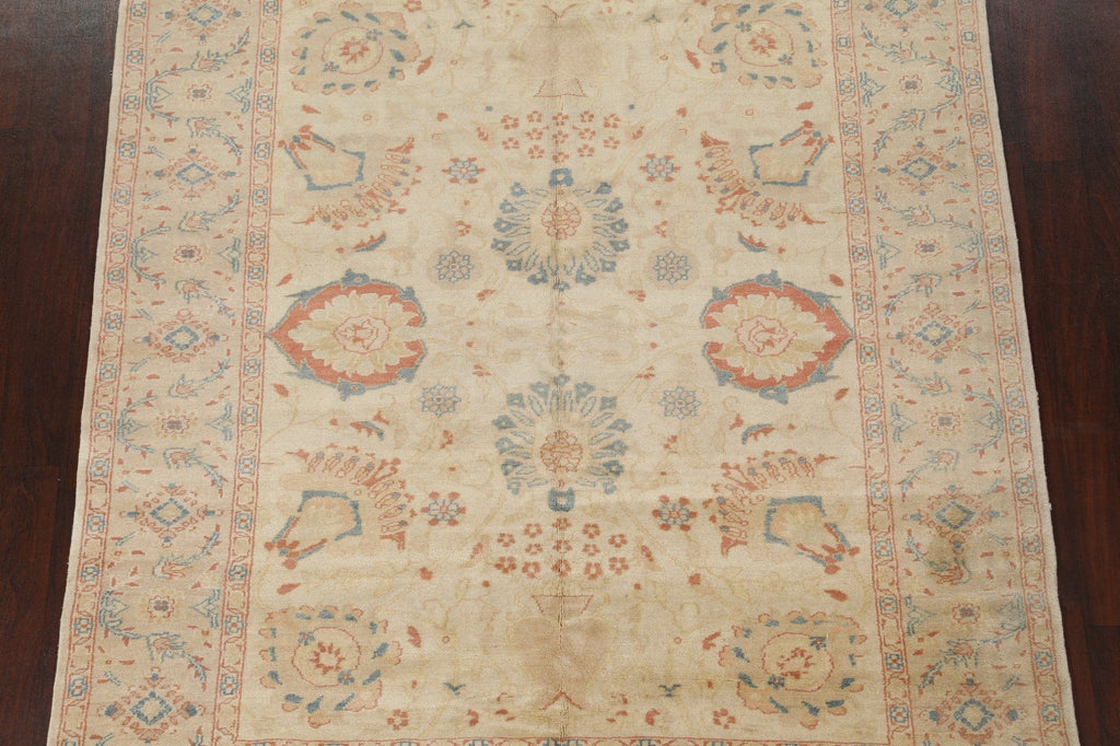 Floral Oushak Agra Egyptian Wool Area Rug 6x7