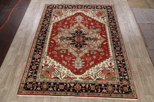 Geometric Heriz Oriental Area Rug 9x12