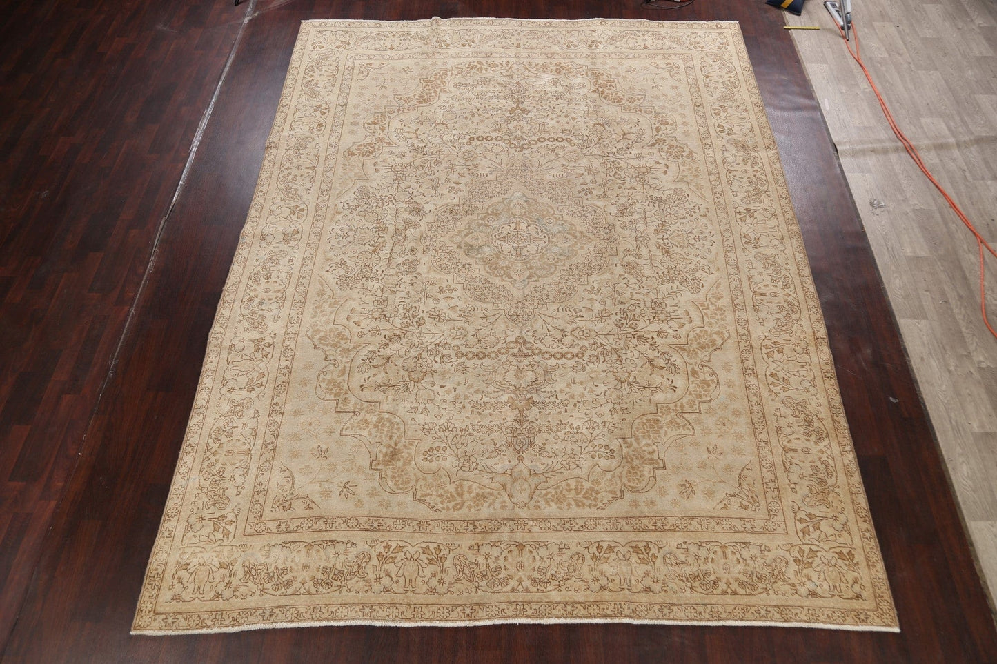 Floral Tabriz Persian Area Rug 9x13