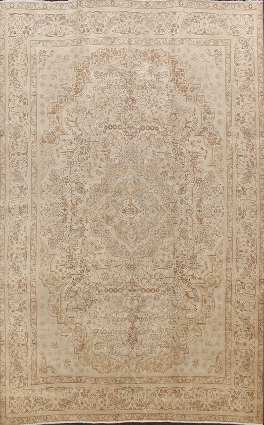 Floral Tabriz Persian Area Rug 9x13