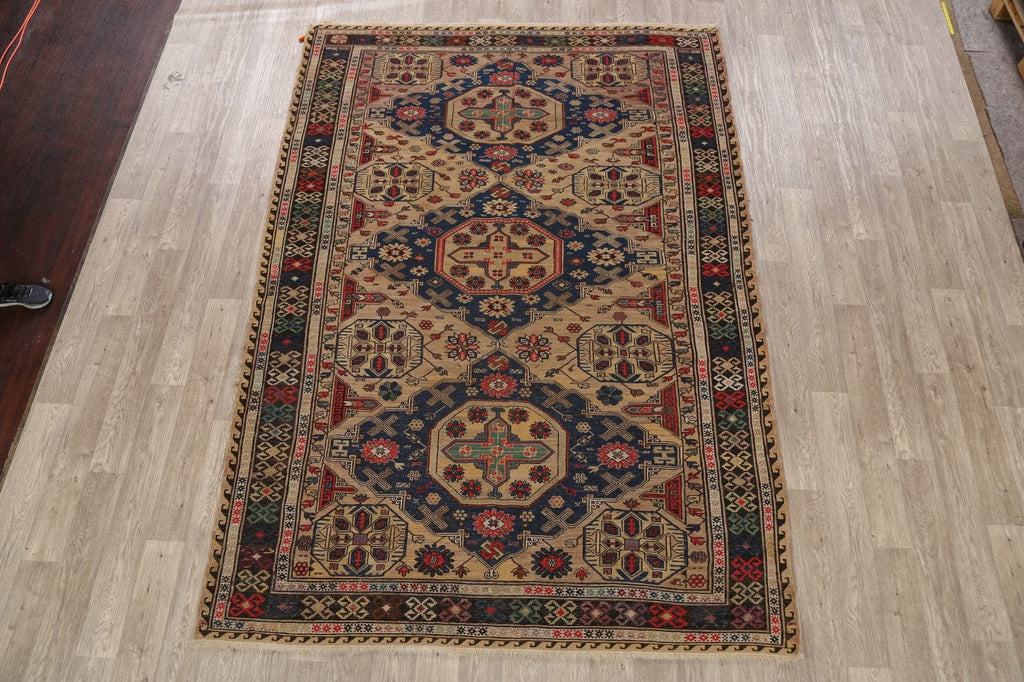 Geometric Sumak Oriental Area Rug 7x10