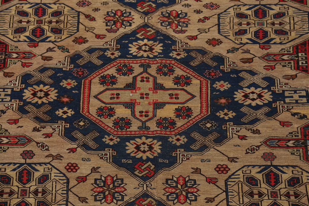 Geometric Sumak Oriental Area Rug 7x10