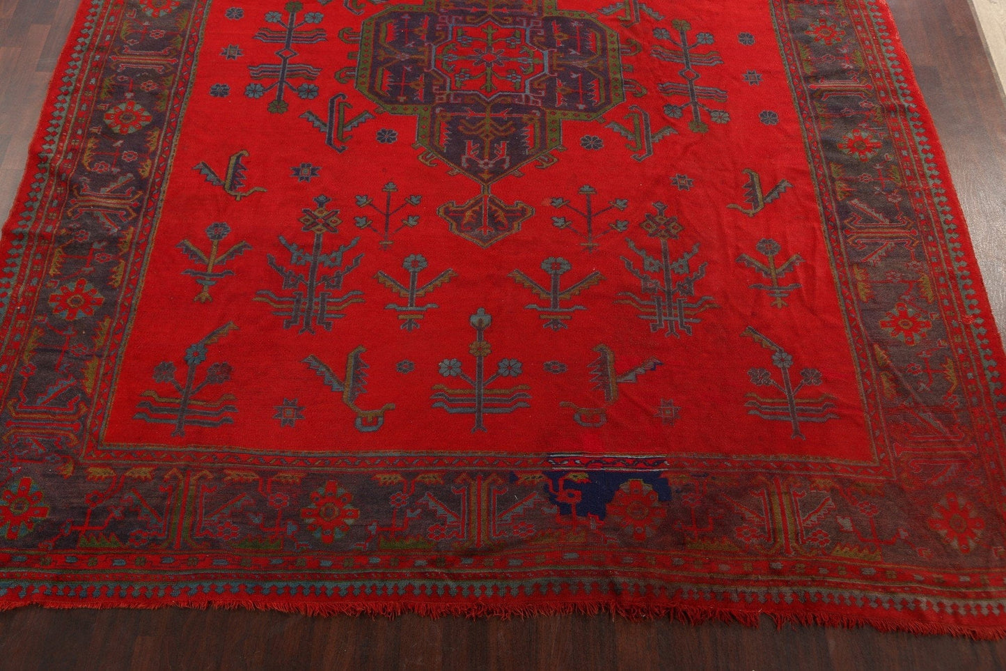 Antique Authentic Oushak Oriental Area Rug 11x15 Large